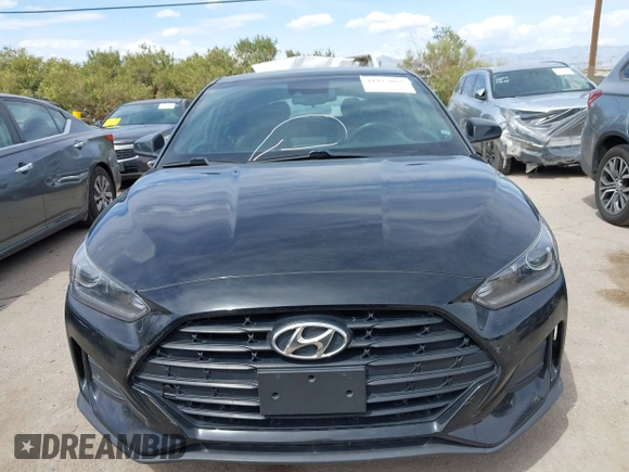 2019 Hyundai Veloster 2.0 with VIN KMHTG6AF6KU007430, listed as a IAAI auction lot 41923885 with 55,238 mi miles. Bid and sale history available at carsss.com. Image 12.