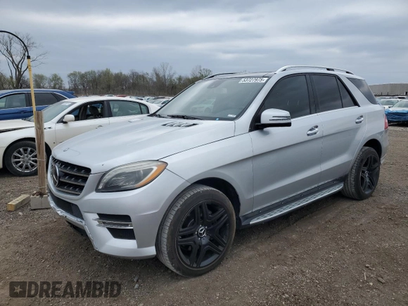 2015 Mercedes-Benz M 400 with VIN 4JGDA5GB9FA541274, listed as a Copart auction lot 53727975 with 118,921 mi miles and Clean Title. Bid and sale history available at DreamBid. Image 1.