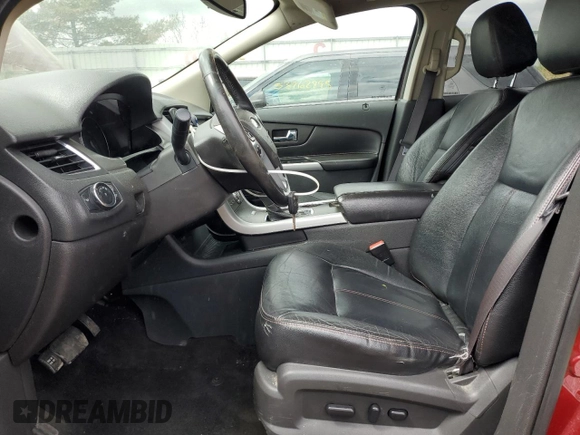 2014 Ford Edge SEL with VIN 2FMDK3JC0EBB40881, listed as a Copart auction lot 53697915 with 76,846 mi miles and Clean Title. Bid and sale history available at carsss.com. Image 7.