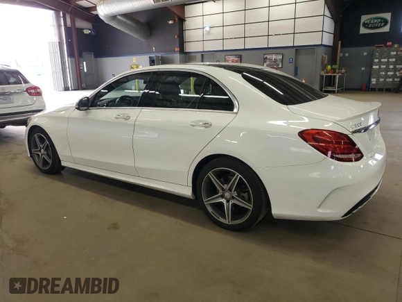 2016 Mercedes-Benz C 300 Luxury with VIN 55SWF4KB4GU126497, listed as a Copart auction lot 54572505 with 101,699 mi miles and Salvage Title. Bid and sale history available at DreamBid. Image 2.