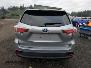 2015 Toyota Highlander Hybrid Limited with VIN 5TDDCRFH1FS012786, listed as a Copart auction lot 88916045 with 55,717 mi miles and Salvage Title. Bid and sale history available at carsss.com. Image 6.
