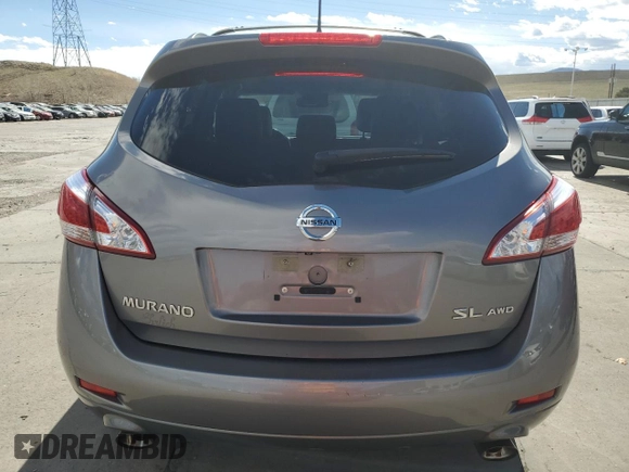 2012 Nissan Murano SV with VIN JN8AZ1MW8CW200466, listed as a Copart auction lot 50579075 with 147,303 mi miles and Salvage Title. Bid and sale history available at DreamBid. Image 6.