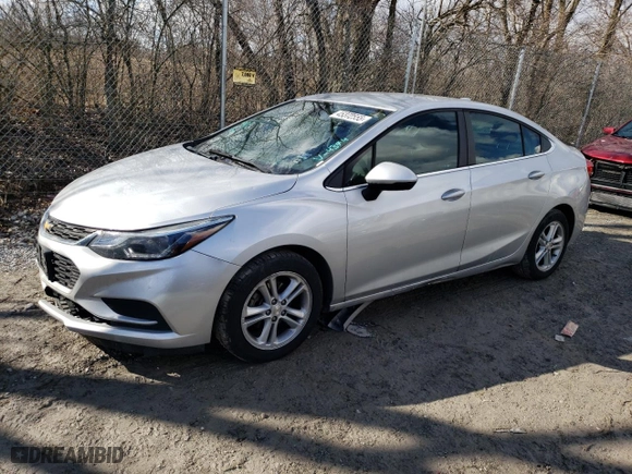 2018 Chevrolet Cruze LT with VIN 1G1BE5SM1J7214374, listed as a Copart auction lot 45372555 with 111,411 mi miles and Salvage Title. Bid and sale history available at carsss.com. Image 1.