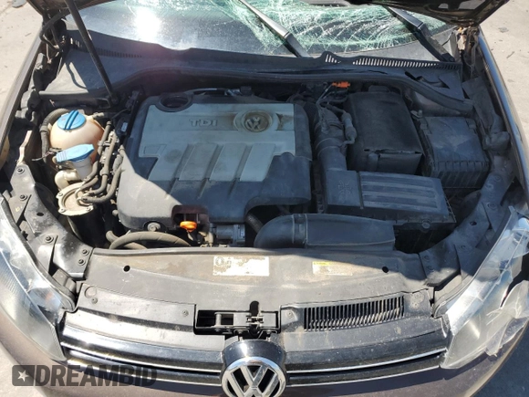 2013 Volkswagen Jetta TDI w/Sunroof with VIN 3VWML7AJ8DM683039, listed as a Copart auction lot 59804795 with 101,065 mi miles and Salvage title. Bid and sale history available at DreamBid. Image 12.