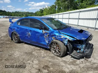 2015 Subaru WRX STI Limited with VIN JF1VA2U62F9802377, listed as a Copart auction lot 57689134 with 92,690 mi miles and Salvage title. Bid and sale history available at DreamBid. Image 4.