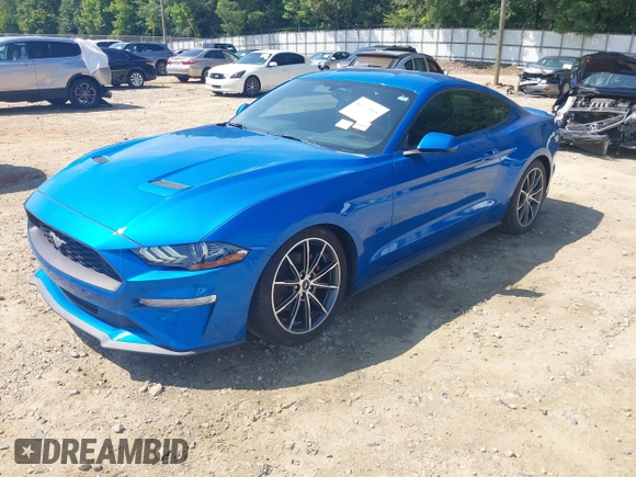 2019 Ford Mustang EcoBoost with VIN 1FA6P8TH3K5124197, listed as a IAAI auction lot 42579034 with 57,965 mi miles and . Bid and sale history available at DreamBid. Image 17.