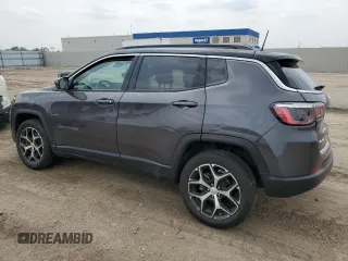 2024 Jeep Compass Limited с VIN 3C4NJDCN4RT151330, выставлен на аукционе Copart как лот 60017145 с пробегом 19 168 миль миль и Списание • Salvage title. История ставок и продаж доступна на DreamBid. Изображение 2.