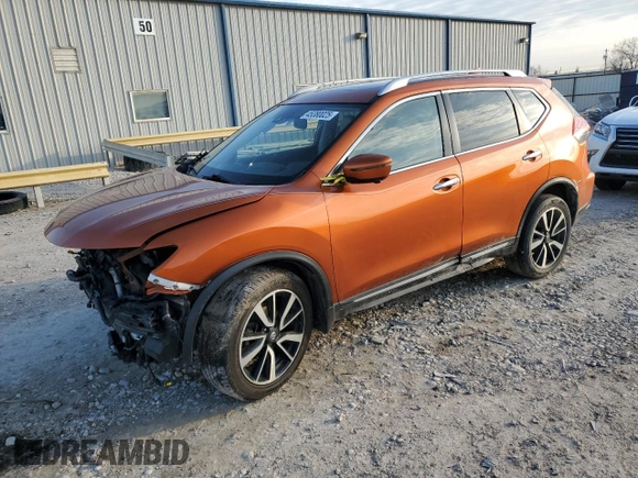 2019 Nissan Rogue SL with VIN 5N1AT2MV4KC711923, listed as a Copart auction lot 45380025 with 102,737 mi miles and Salvage Title. Bid and sale history available at carsss.com. Image 1.