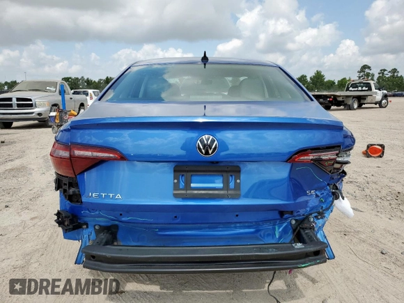 2024 Volkswagen Jetta SE with VIN 3VWEM7BU9RM007894, listed as a Copart auction lot 59669815 with 35,023 mi miles and Salvage title. Bid and sale history available at DreamBid. Image 6.