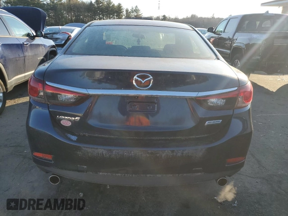 2015 Mazda 6 i Sport with VIN JM1GJ1U53F1220971, listed as a Copart auction lot 89270455 with 105,436 mi miles and Clean Title. Bid and sale history available at carsss.com. Image 6.