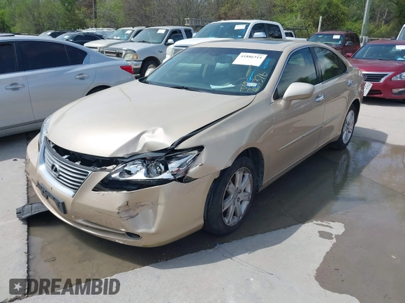 2008 Lexus ES 350 with VIN JTHBJ46G382231376, listed as a IAAI auction lot 41886315 with 219,534 mi miles. Bid and sale history available at carsss.com. Image 2.