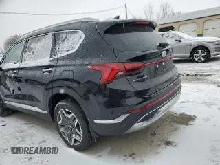 2021 Hyundai Santa Fe Hybrid SEL Premium with VIN KM8S3DA14MU012015, listed as a Copart auction lot 81271924 with 0 mi miles and Salvage Title. Bid and sale history available at carsss.com. Image 2.
