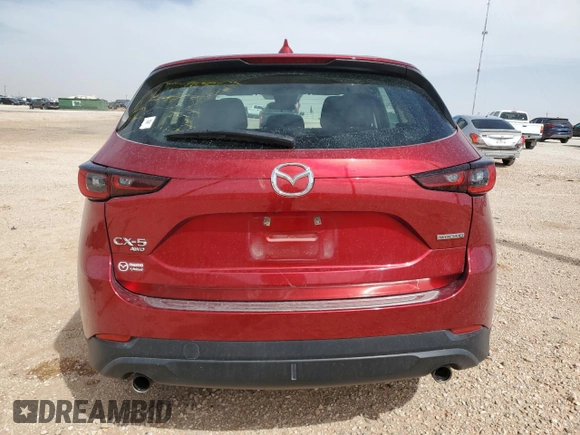 2023 Mazda CX-5 2.5 S with VIN JM3KFBAM2P0239314, listed as a Copart auction lot 49656635 with 44,108 mi miles and Salvage Title. Bid and sale history available at carsss.com. Image 6.