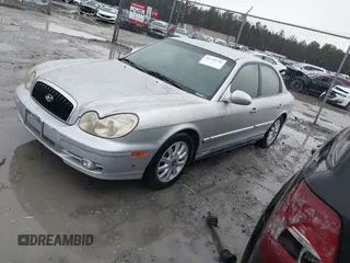 2003 Hyundai Sonata GLS with VIN KMHWF35H23A765892, listed as a IAAI auction lot 41744716 with 96,698 mi miles. Bid and sale history available at carsss.com. Image 2.