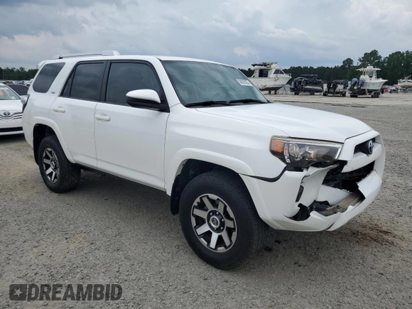 2017 Toyota 4Runner SR5 z VIN JTEBU5JR9H5424696, wystawiony jako Copart lot #58629325 z przebiegiem 154 702 mil mil oraz Szkoda całkowita • Salvage title. Historia ofert i sprzedaży dostępna na DreamBid. Obrazek 4.