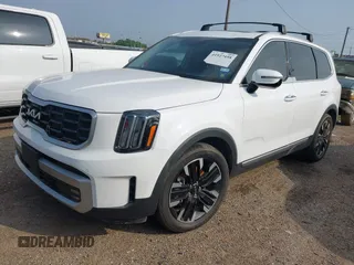 2024 Kia Telluride SX Prestige X-Pro with VIN 5XYP5DGC0RG511416, listed as a IAAI auction lot 41927458 with 7,206 mi miles and . Bid and sale history available at DreamBid. Image 2.