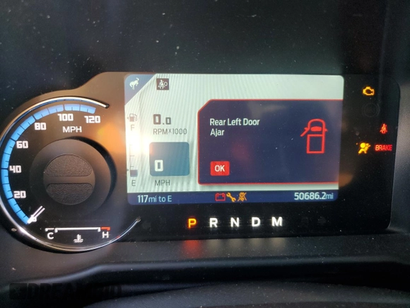 2022 Ford Bronco with VIN 1FMDE5DHXNLB79200, listed as a Copart auction lot 49372444 with 50,686 mi miles and Salvage Title. Bid and sale history available at DreamBid. Image 9.