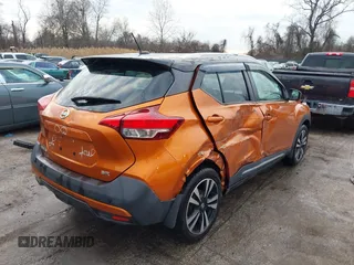 2019 Nissan Kicks S with VIN 3N1CP5CU6KL559887, listed as a IAAI auction lot 41491252 with 69,357 mi miles and . Bid and sale history available at carsss.com. Image 4.