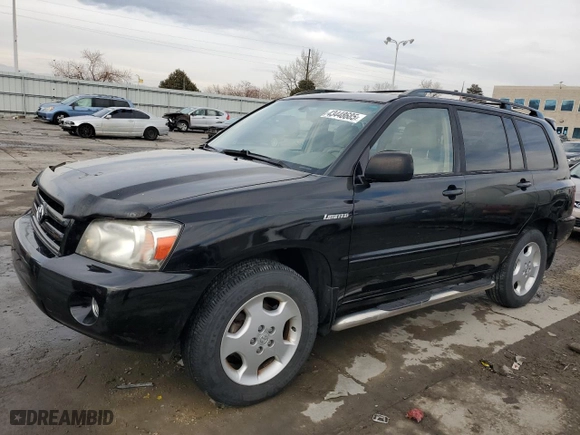2004 Toyota Highlander with VIN JTEEP21A240058777, listed as a Copart auction lot 43448685 with 83,055 mi miles and Clean Title. Bid and sale history available at carsss.com. Image 1.