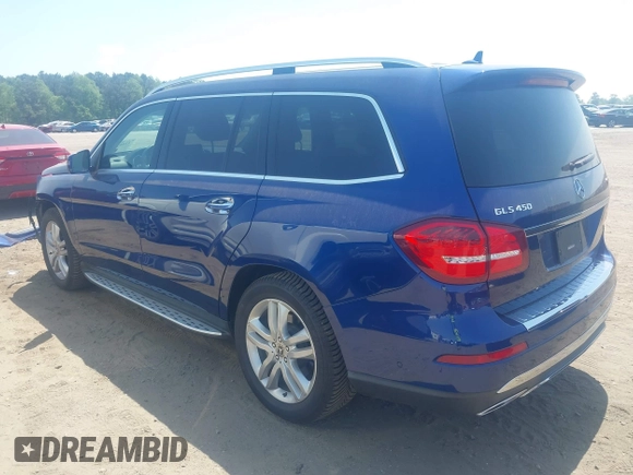 2018 Mercedes-Benz GLS with VIN 4JGDF6EE8JB056468, listed as a IAAI auction lot 42067832 with 71,876 mi miles. Bid and sale history available at carsss.com. Image 3.