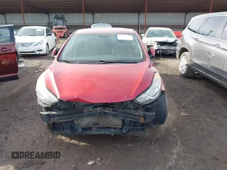 2012 Hyundai Elantra Limited with VIN KMHDH4AE7CU362802, listed as a IAAI auction lot 41586925 with 181,240 mi miles. Bid and sale history available at carsss.com. Image 13.