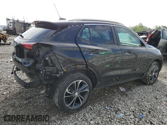 2023 Buick Encore GX Select with VIN KL4MMDS27PB096231, listed as a Copart auction lot 54917415 with 51,033 mi miles and Salvage title. Bid and sale history available at DreamBid. Image 3.