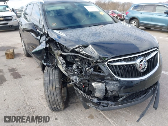 2020 Buick Envision Essence with VIN LRBFXCSA6LD178195, listed as a IAAI auction lot 42048402 with 23,778 mi miles and . Bid and sale history available at carsss.com. Image 6.