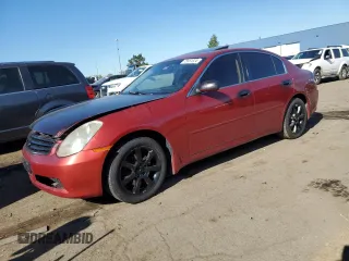 2006 Infiniti G35 with VIN JNKCV51F76M605163, listed as a Copart auction lot 75861024 with 183,050 mi miles and Salvage Title. Bid and sale history available at DreamBid. Image 1.