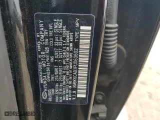 2023 Hyundai Kona SEL with VIN KM8K6CAB1PU063602, listed as a Copart auction lot 43431645 with 0 mi miles and Salvage Title. Bid and sale history available at carsss.com. Image 13.