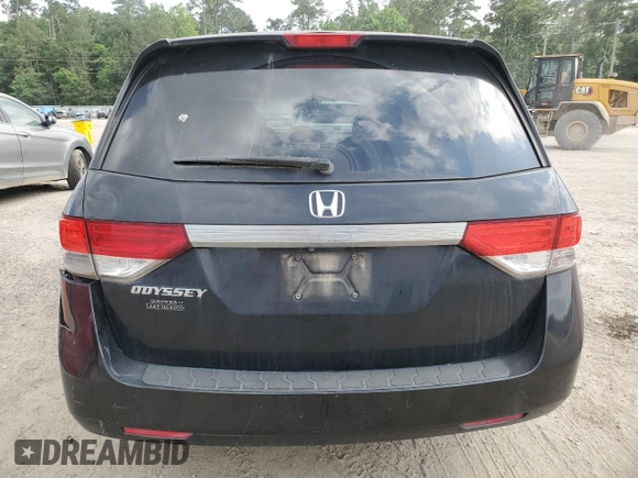 2014 Honda Odyssey EX-L with VIN 5FNRL5H69EB066107, listed as a Copart auction lot 57449255 with 172,833 mi miles and Clean title. Bid and sale history available at DreamBid. Image 6.