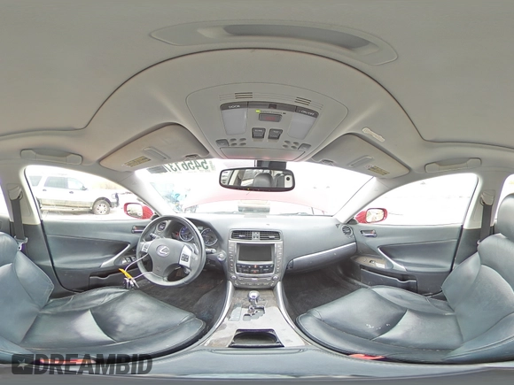 2012 Lexus IS 250 with VIN JTHCF5C21C5057870, listed as a Copart auction lot 54561375 with 102,727 mi miles and Salvage Title. Bid and sale history available at DreamBid. Image 14.