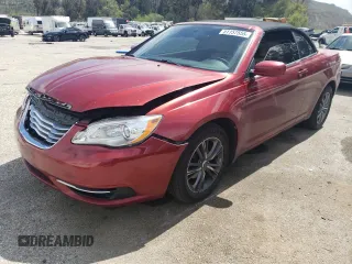 2012 Chrysler 200 Touring with VIN 1C3BCBEB3CN191592, listed as a Copart auction lot 51157555 with 155,191 mi miles and Salvage Title. Bid and sale history available at carsss.com. Image 1.