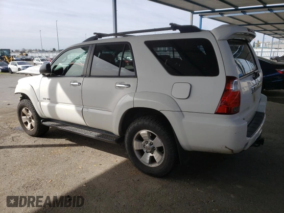 2007 Toyota 4Runner SR5 with VIN JTEBT14R270065601, listed as a Copart auction lot 47320325 with 208,305 mi miles and Salvage Title. Bid and sale history available at DreamBid. Image 2.