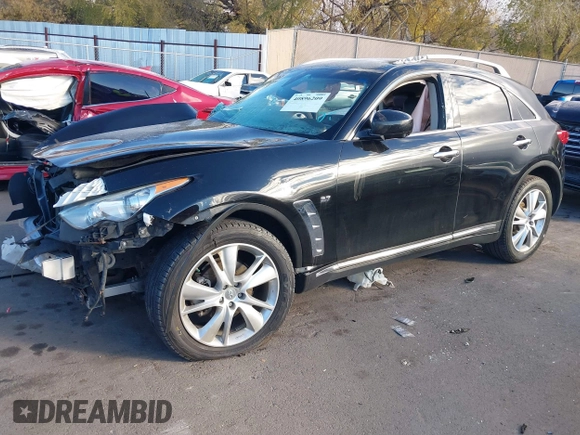 2014 Infiniti QX70 с VIN JN8CS1MWXEM410367, выставлен на аукционе IAAI как лот 40896209 с пробегом Не указан миль и . История ставок и продаж доступна на DreamBid. Изображение 2.