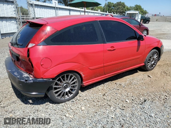 2002 Ford Focus SVT with VIN 3FAHP39532R237704, listed as a Copart auction lot 68014614 with 209,004 mi miles and Salvage Title. Bid and sale history available at DreamBid. Image 3.