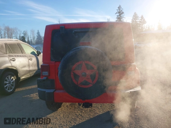 2018 Jeep Wrangler Sahara z VIN 1C4AJWBG2JL936412, wystawiony jako IAAI lot #41381668 z przebiegiem 82 535 mil mil oraz . Historia ofert i sprzedaży dostępna na DreamBid. Obrazek 16.