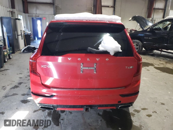 2016 Volvo XC90 T6 R-Design with VIN YV4A22PM2G1058342, listed as a Copart auction lot 45452965 with Not Provided miles and Salvage Title. Bid and sale history available at DreamBid. Image 6.