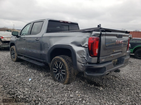 2019 GMC Sierra 1500 AT4 with VIN 3GTP9EEL2KG149027, listed as a Copart auction lot 45293045 with 56,328 mi miles and Salvage Title. Bid and sale history available at carsss.com. Image 2.