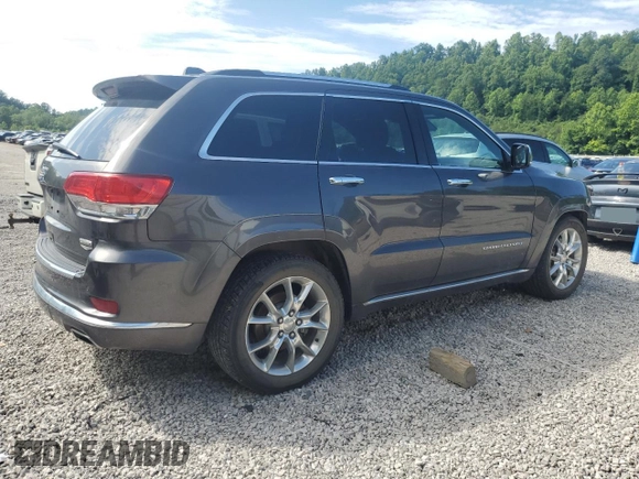 2014 Jeep Grand Cherokee Summit with VIN 1C4RJFJT4EC346946, listed as a Copart auction lot 60613025 with 50,565 mi miles and Salvage title. Bid and sale history available at DreamBid. Image 3.