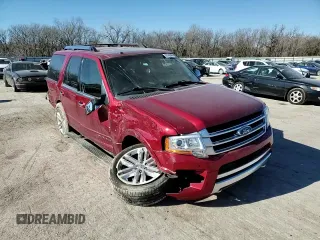 2017 Ford Expedition Platinum with VIN 1FMJU1MT7HEA23773, listed as a Copart auction lot 88549005 with 106,507 mi miles and Salvage title. Bid and sale history available at DreamBid. Image 12.
