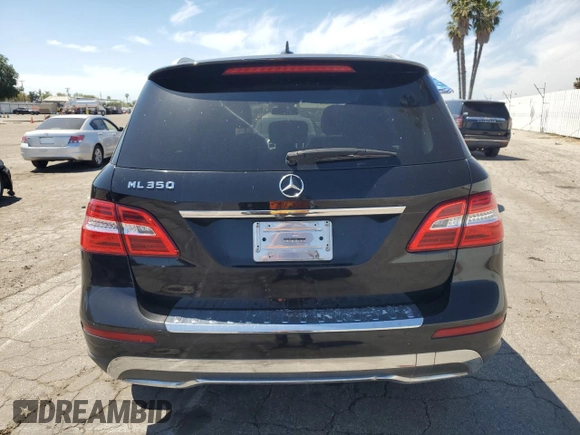 2015 Mercedes-Benz M ML 350 with VIN 4JGDA5JB9FA474104, listed as a Copart auction lot 52978295 with 123,108 mi miles and Clean Title. Bid and sale history available at carsss.com. Image 6.
