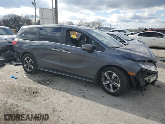 2019 Honda Odyssey Touring with VIN 5FNRL6H87KB078940, listed as a Copart auction lot 87268714 with Not Provided miles and Salvage Title. Bid and sale history available at carsss.com. Image 4.