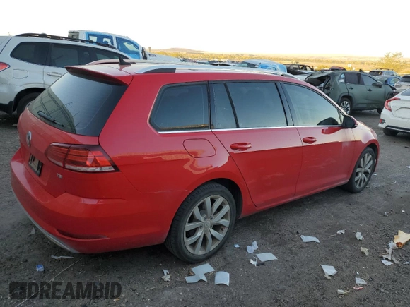 2018 Volkswagen Golf SportWagen SEL with VIN 3VWL17AU4JM762666, listed as a Copart auction lot 77591004 with 40,508 mi miles and Salvage Title. Bid and sale history available at carsss.com. Image 3.