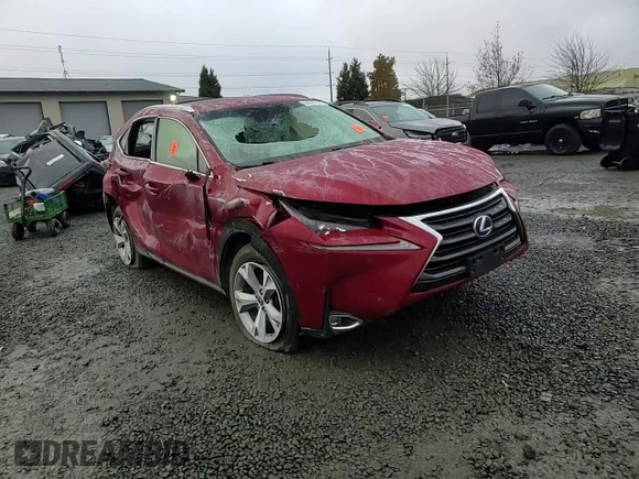 2017 Lexus NX 300h with VIN JTJBJRBZ1H2066124, listed as a Copart auction lot 84041074 with Not Provided miles and Salvage Title. Bid and sale history available at DreamBid. Image 12.