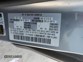 2010 Mazda 5 Sport with VIN JM1CR2W3XA0363987, listed as a Copart auction lot 54160425 with Not Provided miles and Salvage Title. Bid and sale history available at DreamBid. Image 13.