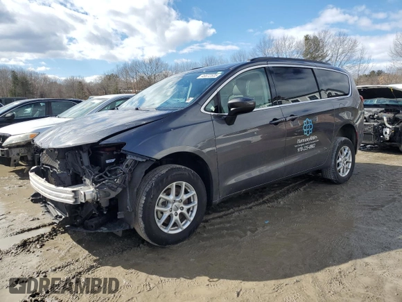 2021 Chrysler Voyager LXi z VIN 2C4RC1DGXMR525803, wystawiony jako Copart lot #46672535 z przebiegiem 62 792 mil mil oraz Szkoda całkowita • Salvage title. Historia ofert i sprzedaży dostępna na DreamBid. Obrazek 1.