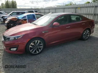 2015 Kia Optima SX Turbo with VIN 5XXGR4A66FG512044, listed as a Copart auction lot 64883585 with 167,844 mi miles and Clean title. Bid and sale history available at DreamBid. Image 1.