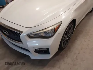 2016 Infiniti Q50 3.0t Premium with VIN JN1EV7APXGM303157, listed as a IAAI auction lot 41292630 with 108,876 mi miles. Bid and sale history available at carsss.com. Image 17.