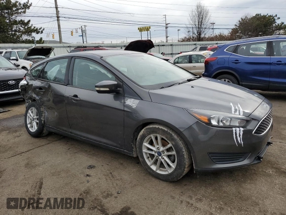 2017 Ford Focus SE with VIN 1FADP3K21HL340464, listed as a Copart auction lot 45750535 with 64,518 mi miles and Salvage Title. Bid and sale history available at carsss.com. Image 4.