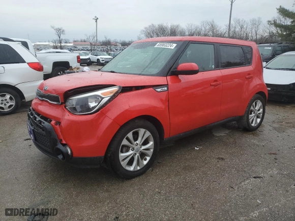 2016 Kia Soul + with VIN KNDJP3A58G7874450, listed as a Copart auction lot 85983224 with 127,420 mi miles and Salvage Title. Bid and sale history available at carsss.com. Image 1.